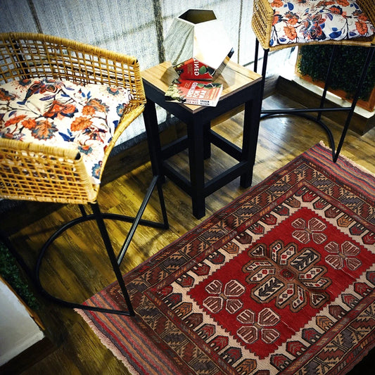 Barjasta Kilim Rug 2' 8" x 3' 10" (ft) - No. R23697