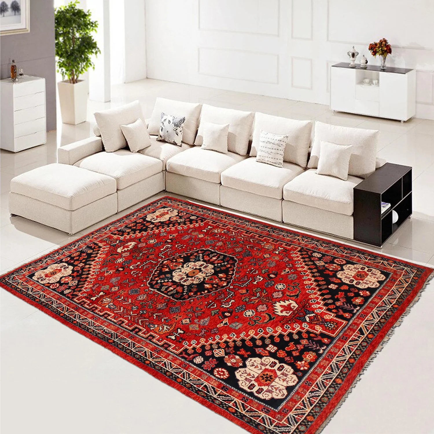 Fitzrovia Vermilion | 5'7" × 7'7" ft | Ref: B29780