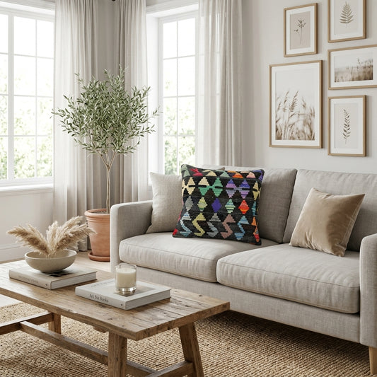 Hartley Weft Cushion Cover | 1' 5" x 1' 5" ft (42 x 42 cm) | Ref: 38510