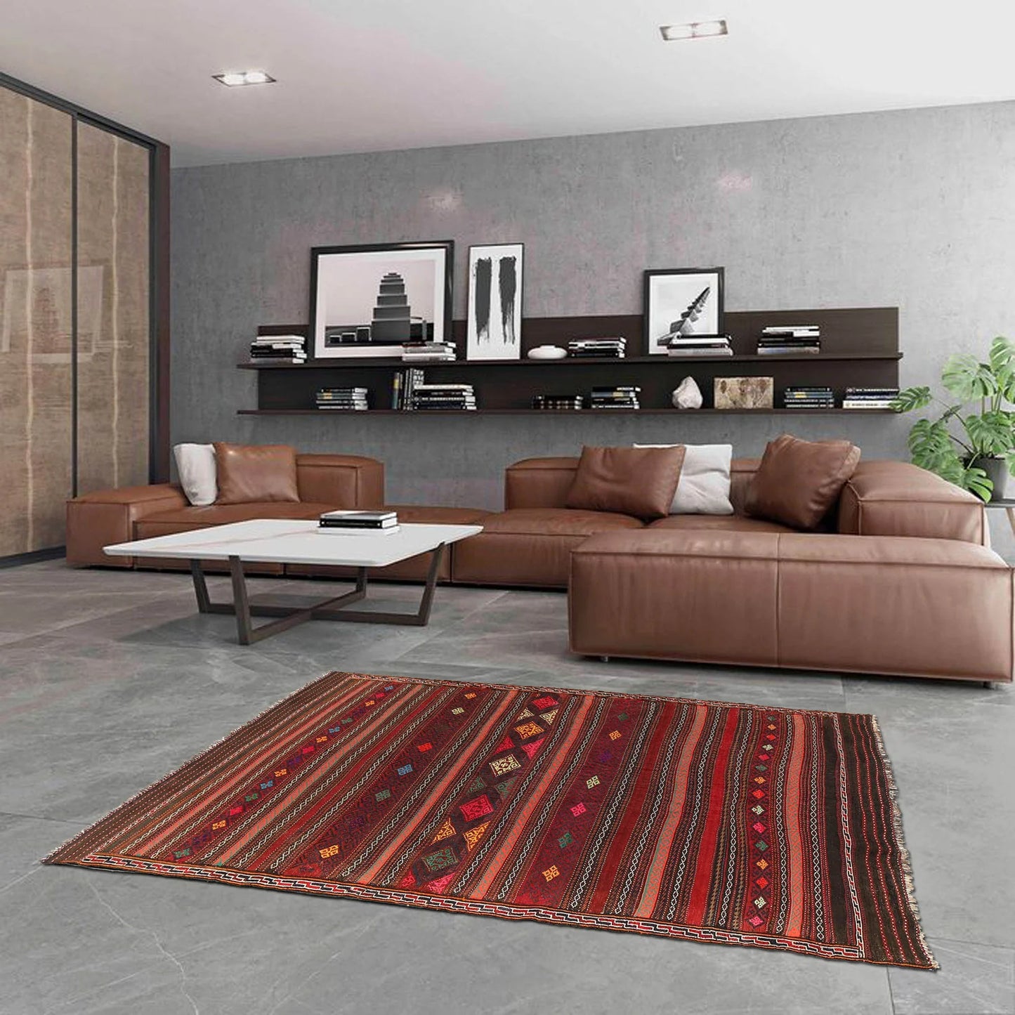 Eversley Kilim | 4'5" × 7'12" ft | Ref: B20352