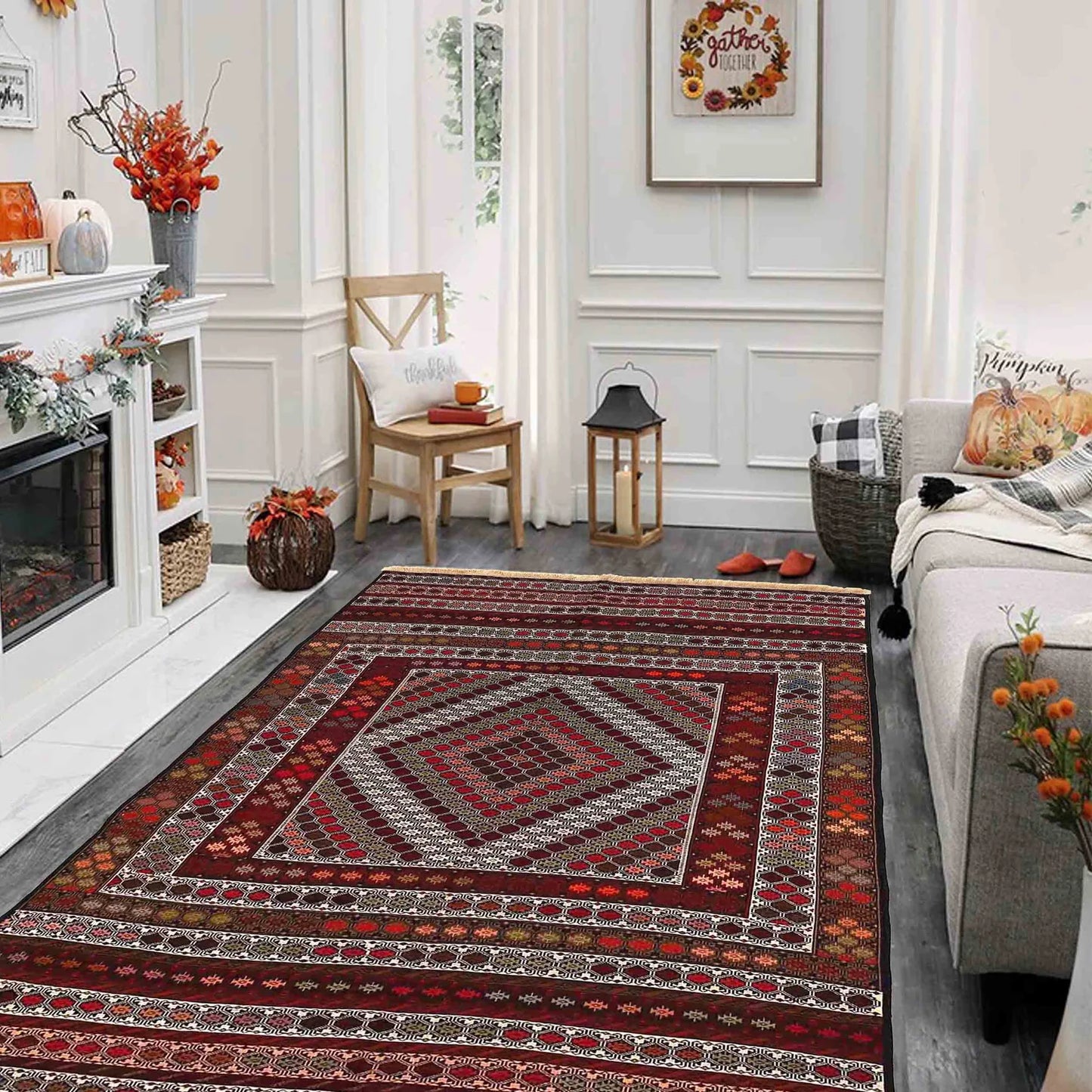 Windsor Kilim | 3'11" × 5'7" ft | Ref: 6889