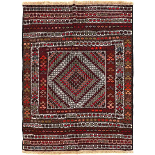 Windsor Kilim | 3'11" × 5'7" ft | Ref: 6889