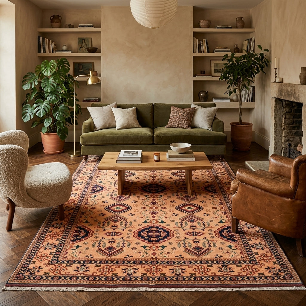 Kensington Heritage Wool Rug | 6' 7" x 10' 0" ft (201 x 306 cm) | Ref: 5014