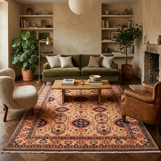 Kensington Heritage Wool Rug | 6' 7" x 10' 0" ft (201 x 306 cm) | Ref: 5014