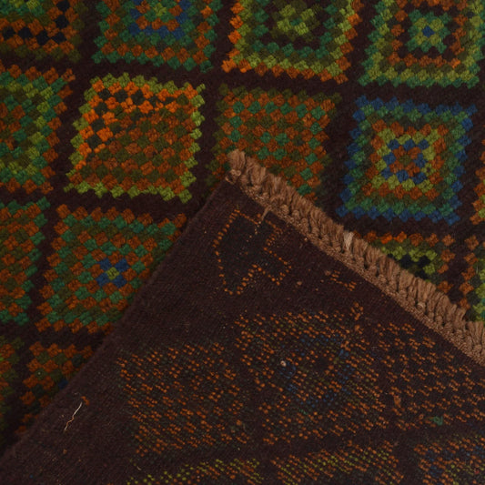 Traditional Baloch Runner 2' 7 x 9' 7 (ft) - No. B19298