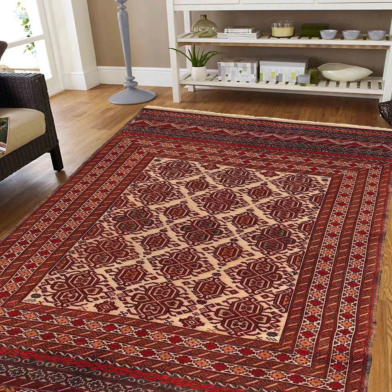 Chalford Manor Flatweave | 4'2" × 6'0" ft | Ref: W18126