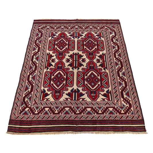 Somerfield Manor Flatweave Kilim | 6'10" × 9'4" ft | Ref: 2611