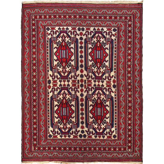 Chalfont Abbey Flatweave Kilim | 7'1" × 9'7" ft | Ref: 2617