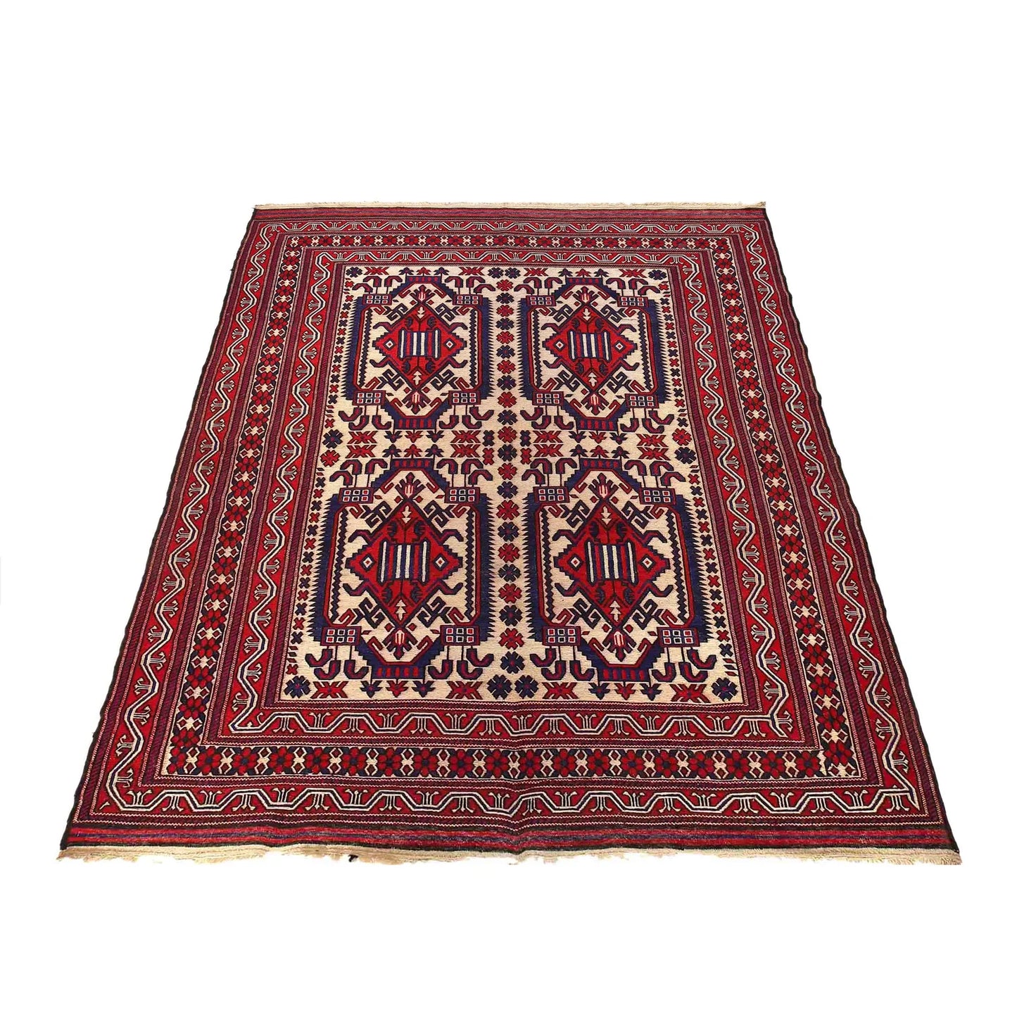 Chalfont Abbey Flatweave Kilim | 7'1" × 9'7" ft | Ref: 2617
