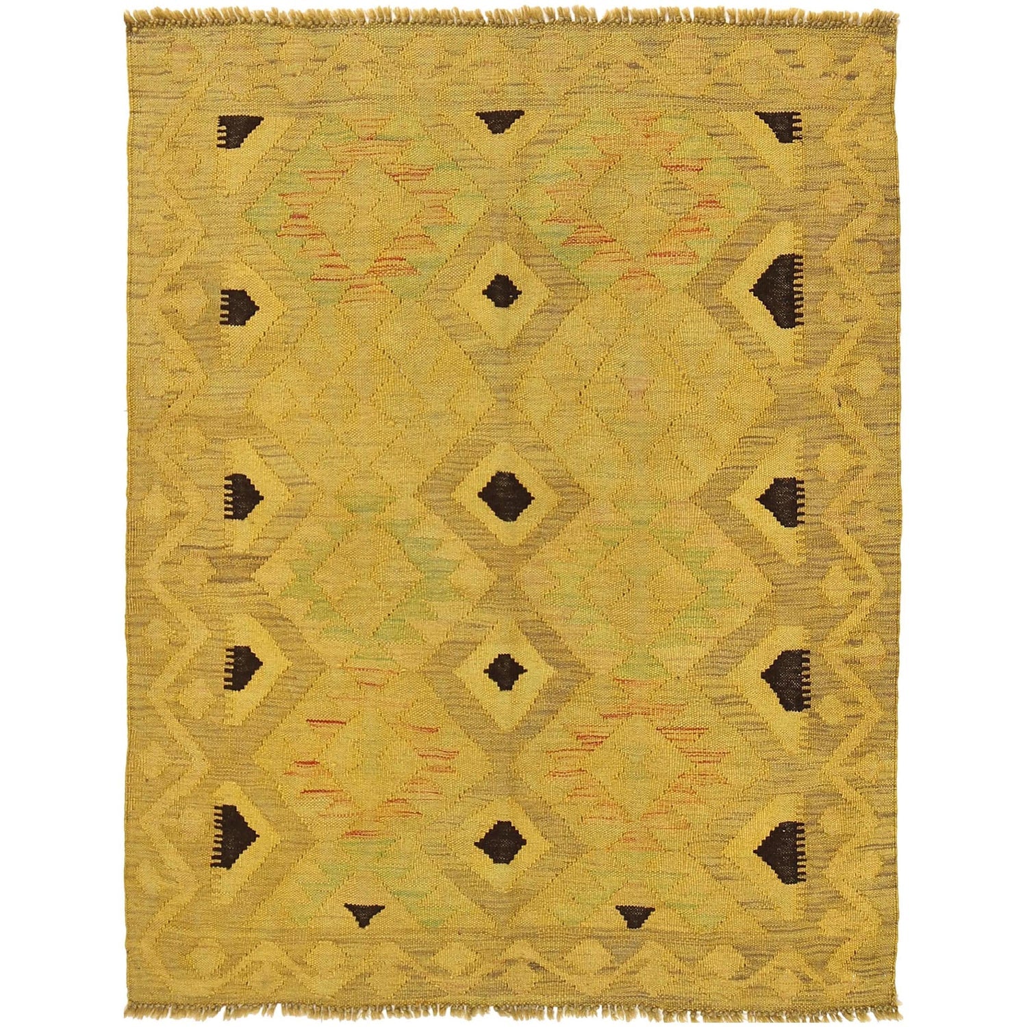 Fenchurch Weft Kilim Rug | 3' 6" x 4' 7" ft (107 x 140 cm) | Ref: B29199