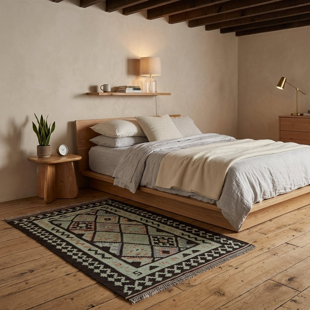 Sagemoor Weft Kilim Rug | 3' 3" x 4' 10" ft (99 x 148 cm) | Ref: B29200