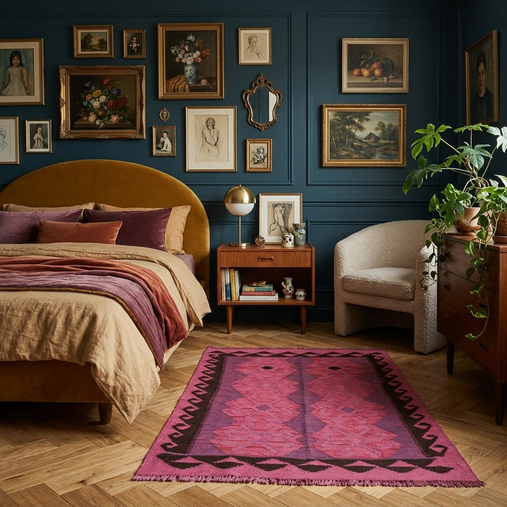 Belgrave Weft Kilim Rug | 3' 5" x 4' 8" ft (103 x 143 cm) | Ref: B29203