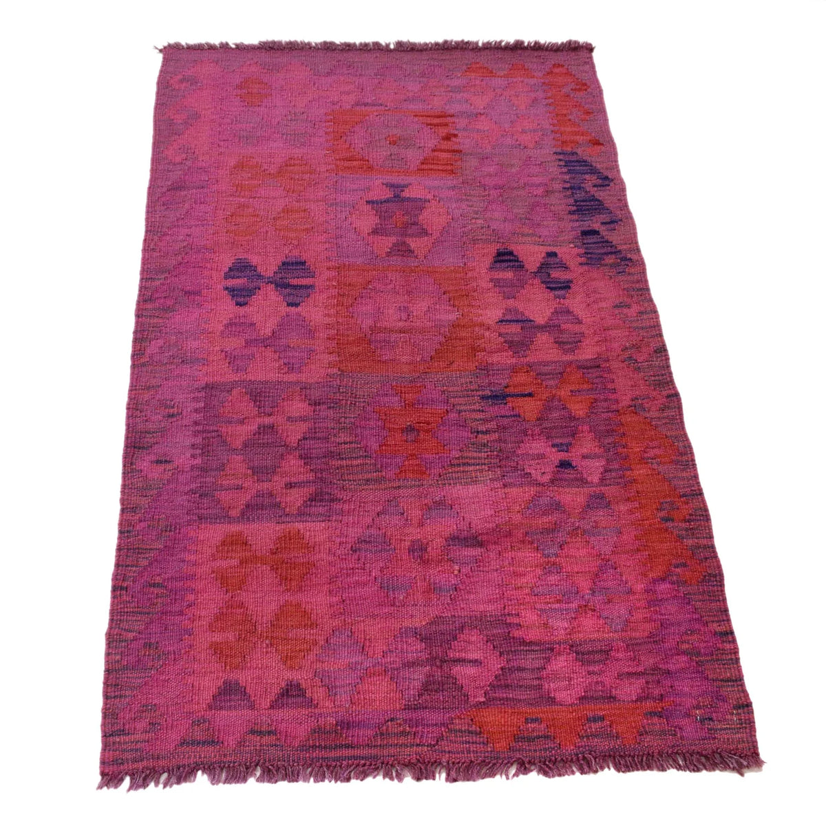 Marigold Weft Kilim Rug | 2' 6" x 4' 1" ft (76 x 124 cm) | Ref: B29204
