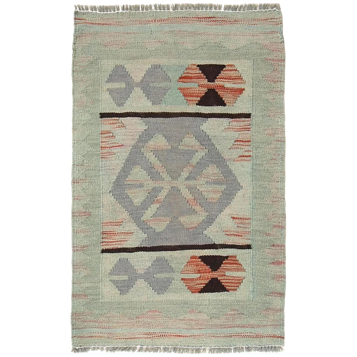 Willowmere Weft Kilim Rug | 1' 11" x 2' 11" ft (58 x 89 cm) | Ref: B29205