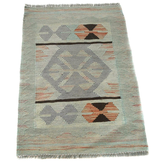 Willowmere Weft Kilim Rug | 1' 11" x 2' 11" ft (58 x 89 cm) | Ref: B29205