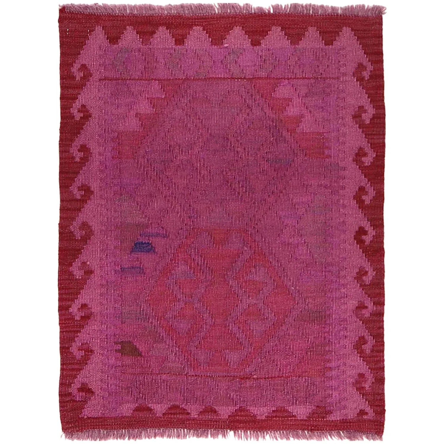 Rosalind Weft Kilim Rug | 2' 2" x 2' 10" ft (66 x 87 cm) | Ref: B29215