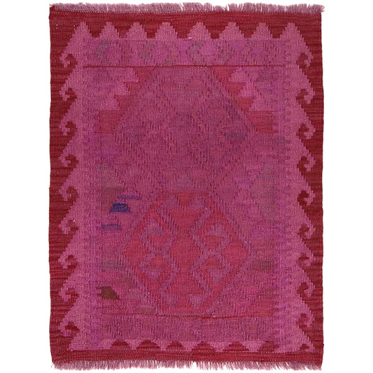 Rosalind Weft Kilim Rug | 2' 2" x 2' 10" ft (66 x 87 cm) | Ref: B29215