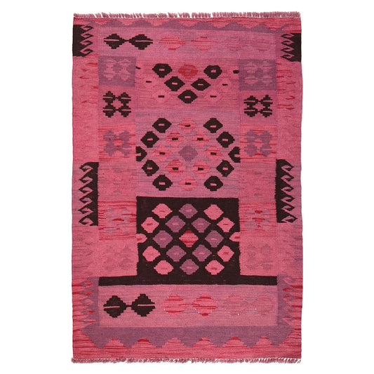 Everleigh Weft Kilim Rug | 2' 8" x 3' 11" ft (81 x 120 cm) | Ref: B29226