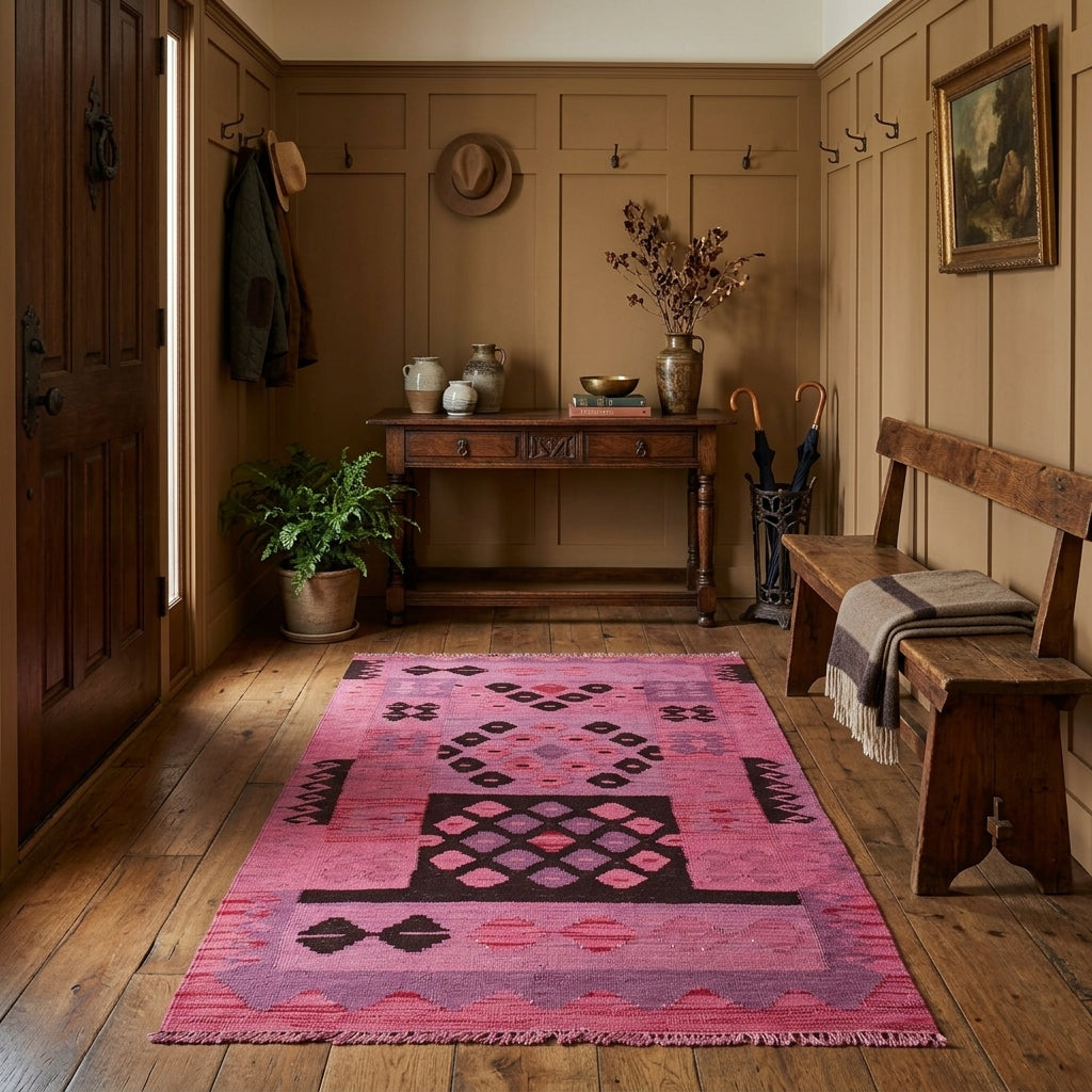 Everleigh Weft Kilim Rug | 2' 8" x 3' 11" ft (81 x 120 cm) | Ref: B29226