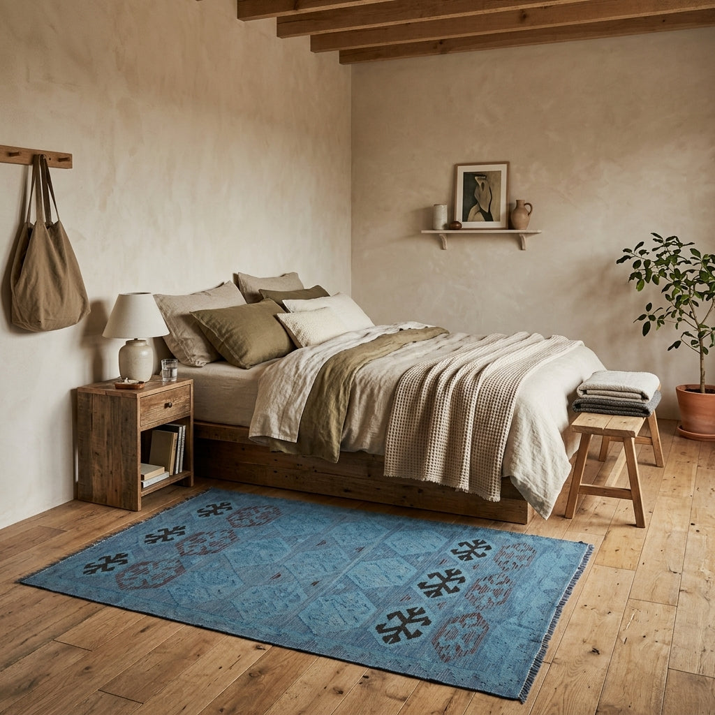 Ashgrove Weft Kilim Rug | 3' 11" x 5' 9" ft (120 x 175 cm) | Ref: B29229