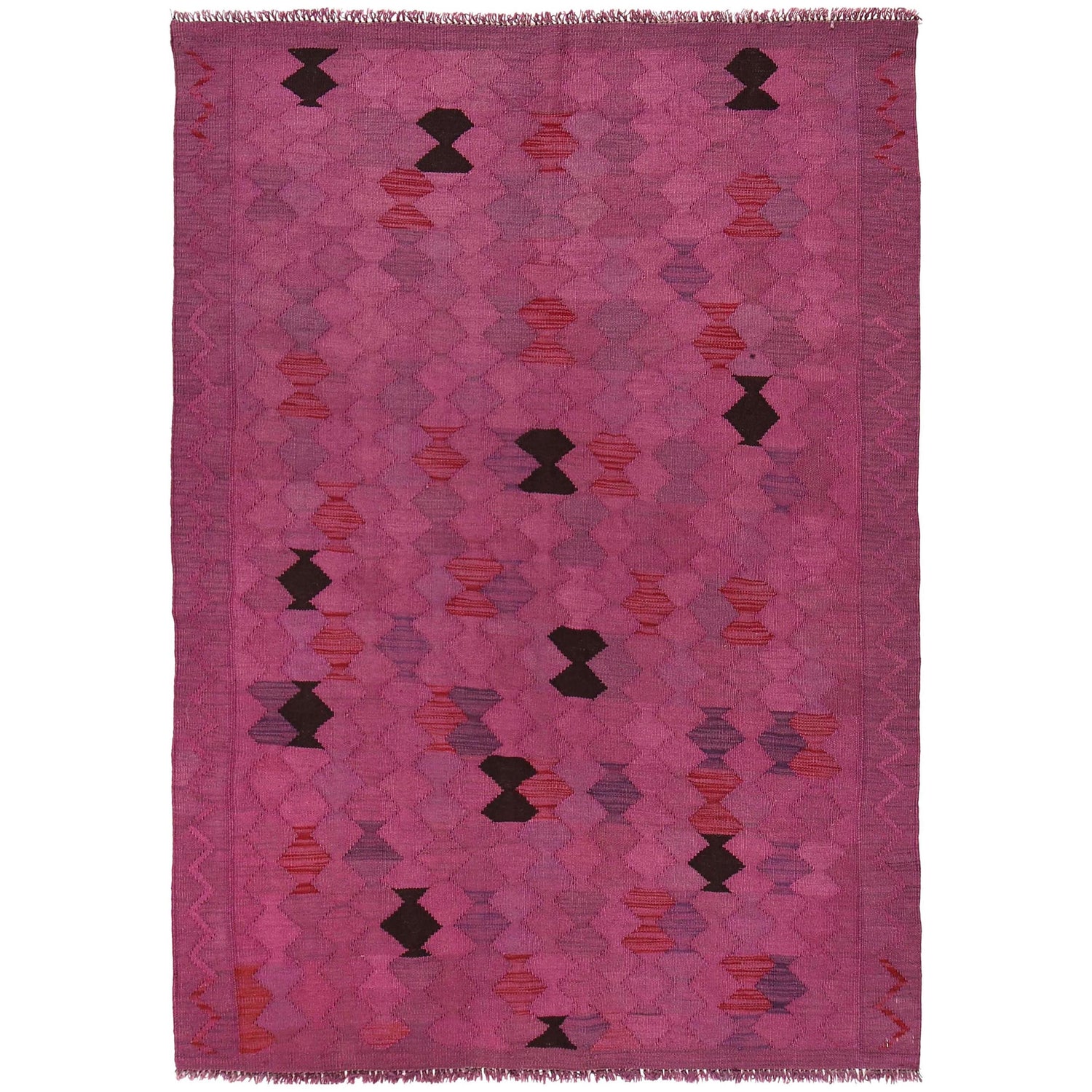 Amberley Weft Kilim Rug | 4' 0" x 5' 7" ft (122 x 169 cm) | Ref: B29230