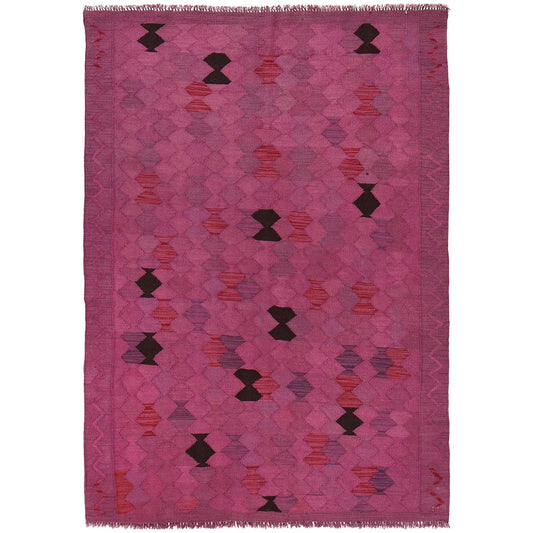 Amberley Weft Kilim Rug | 4' 0" x 5' 7" ft (122 x 169 cm) | Ref: B29230