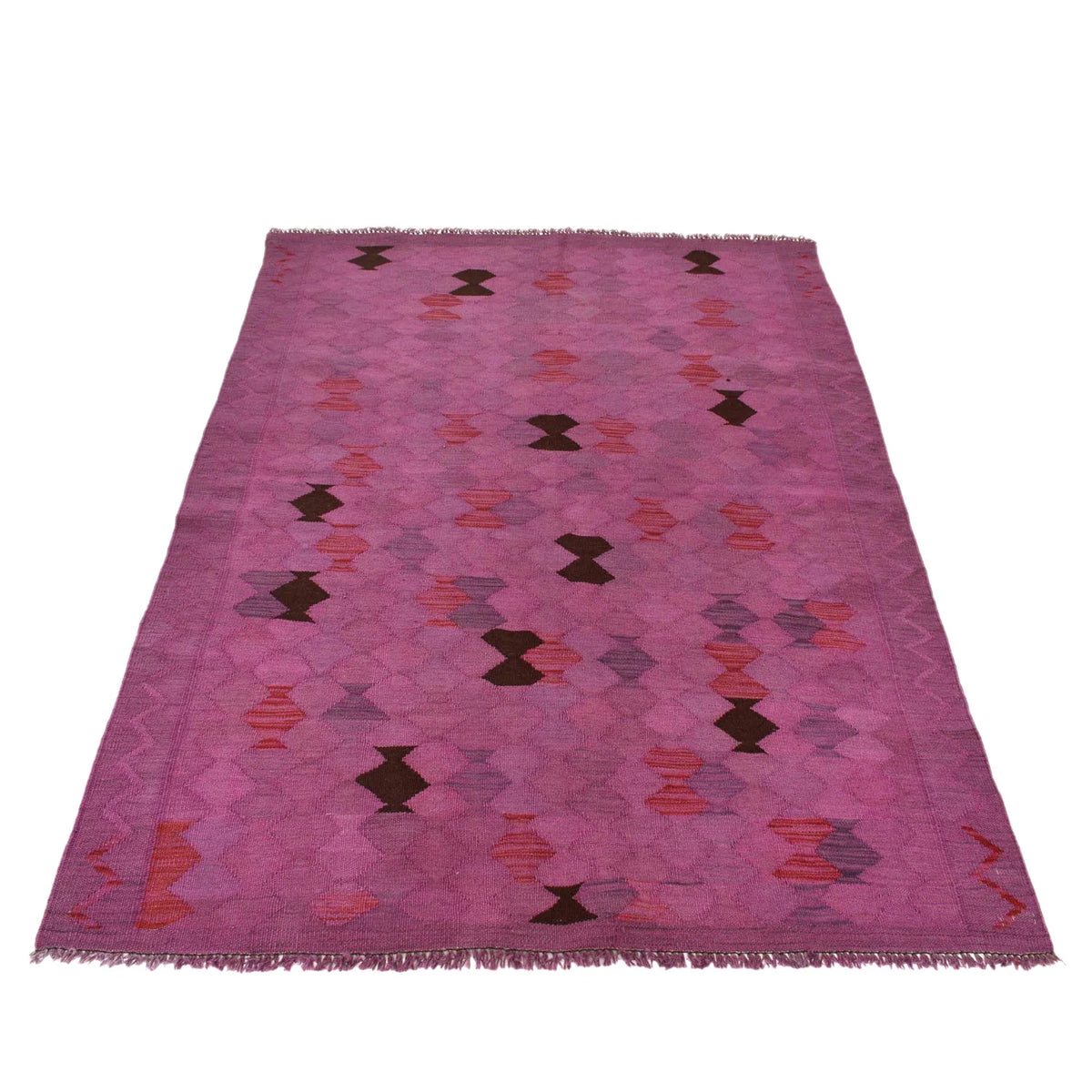 Amberley Weft Kilim Rug | 4' 0" x 5' 7" ft (122 x 169 cm) | Ref: B29230