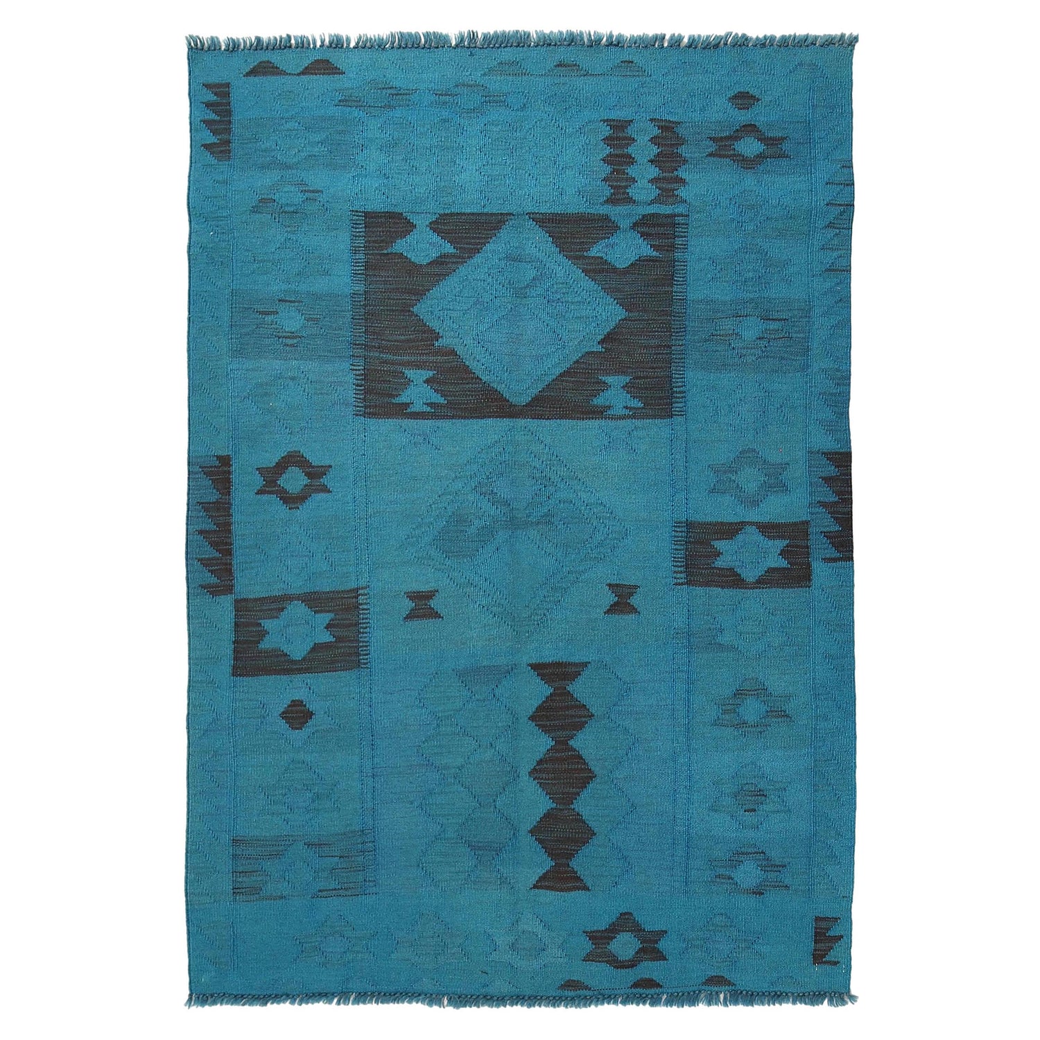 Harbour Weft Kilim Rug | 3' 8" x 5' 7" ft (113 x 169 cm) | Ref: B29231