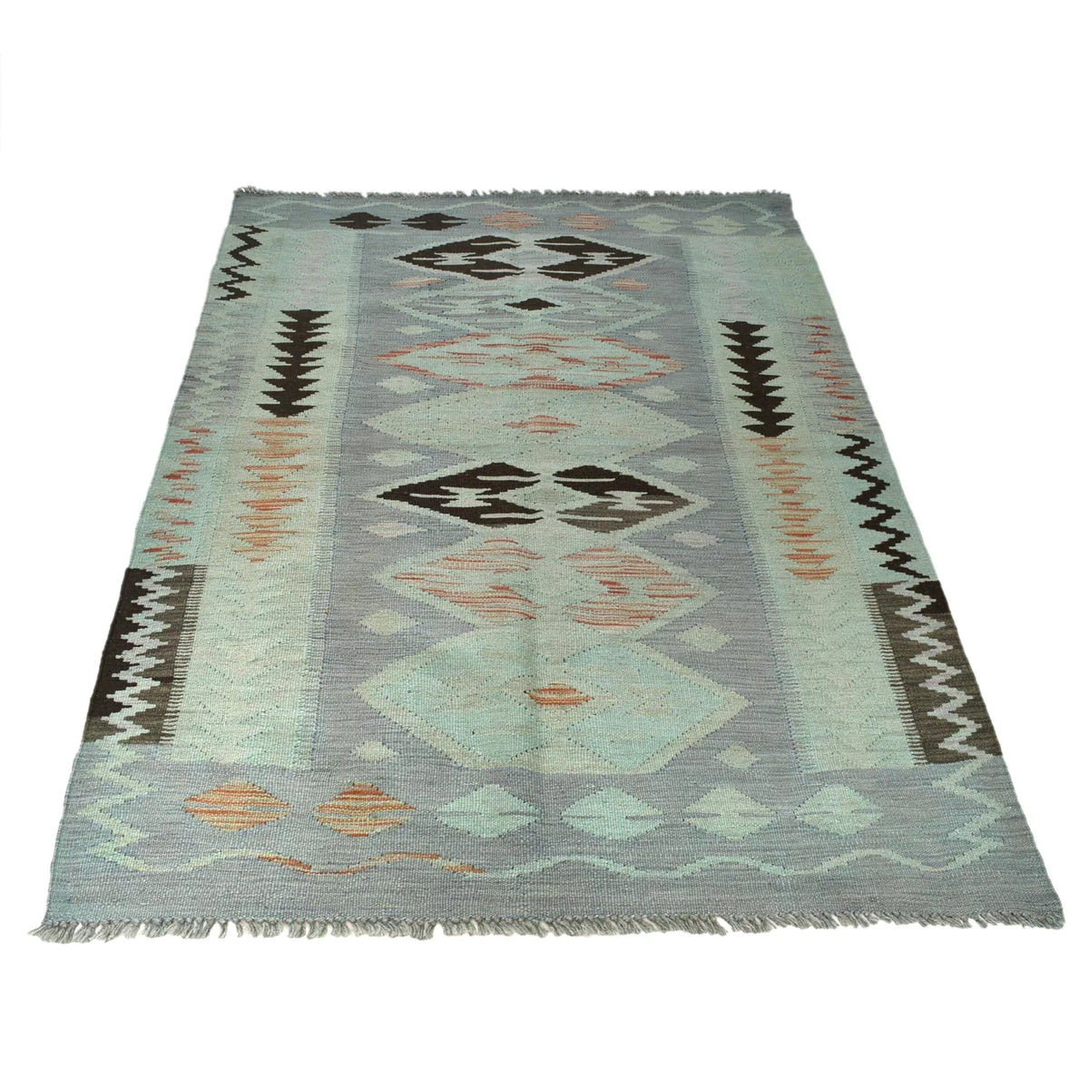 Thornfield Weft Kilim Rug | 3' 11" x 5' 6" ft (119 x 168 cm) | Ref: B29235