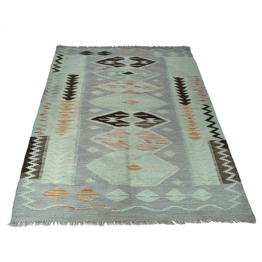 Thornfield Weft Kilim Rug | 3' 11" x 5' 6" ft (119 x 168 cm) | Ref: B29235