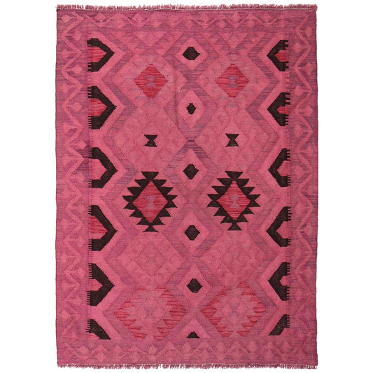 Hollyfield Weft Kilim Rug | 4' 1" x 5' 7" ft (124 x 170 cm) | Ref: B29236