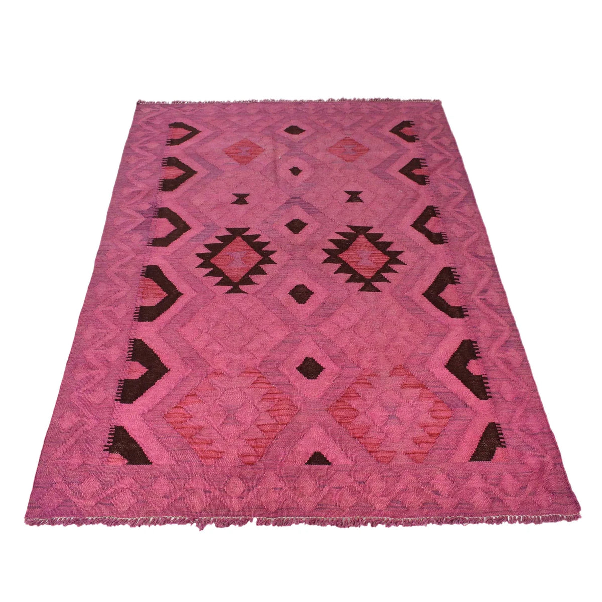 Hollyfield Weft Kilim Rug | 4' 1" x 5' 7" ft (124 x 170 cm) | Ref: B29236