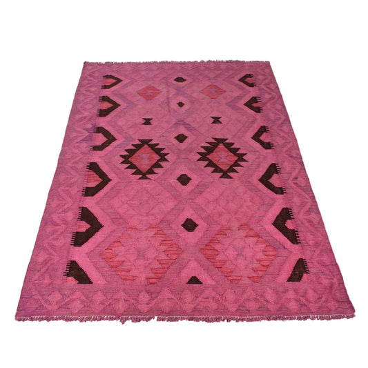 Hollyfield Weft Kilim Rug | 4' 1" x 5' 7" ft (124 x 170 cm) | Ref: B29236
