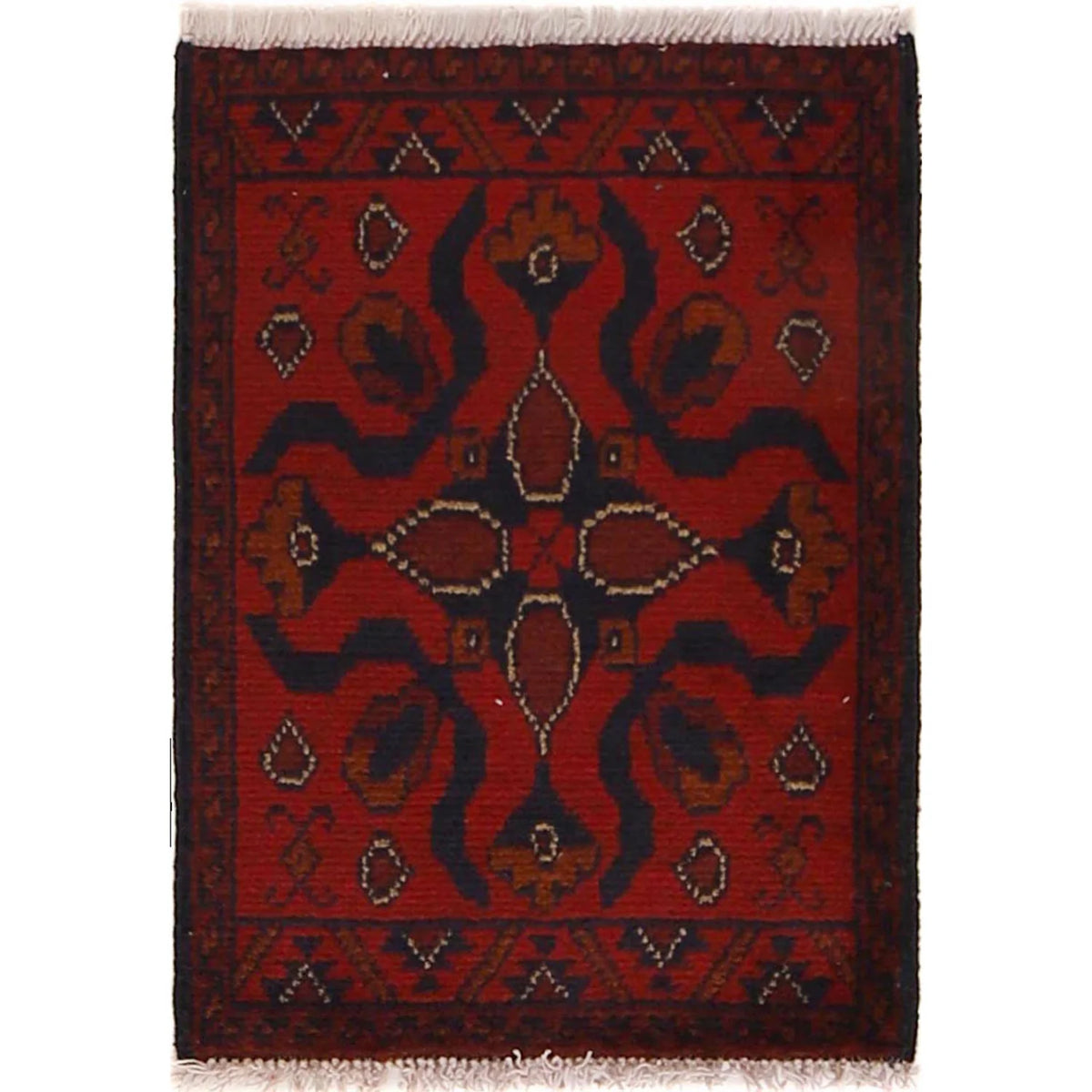 Scarlet Heritage Doormat | 1' 5" x 2' 0" ft (42 x 60 cm) | Ref: B30084