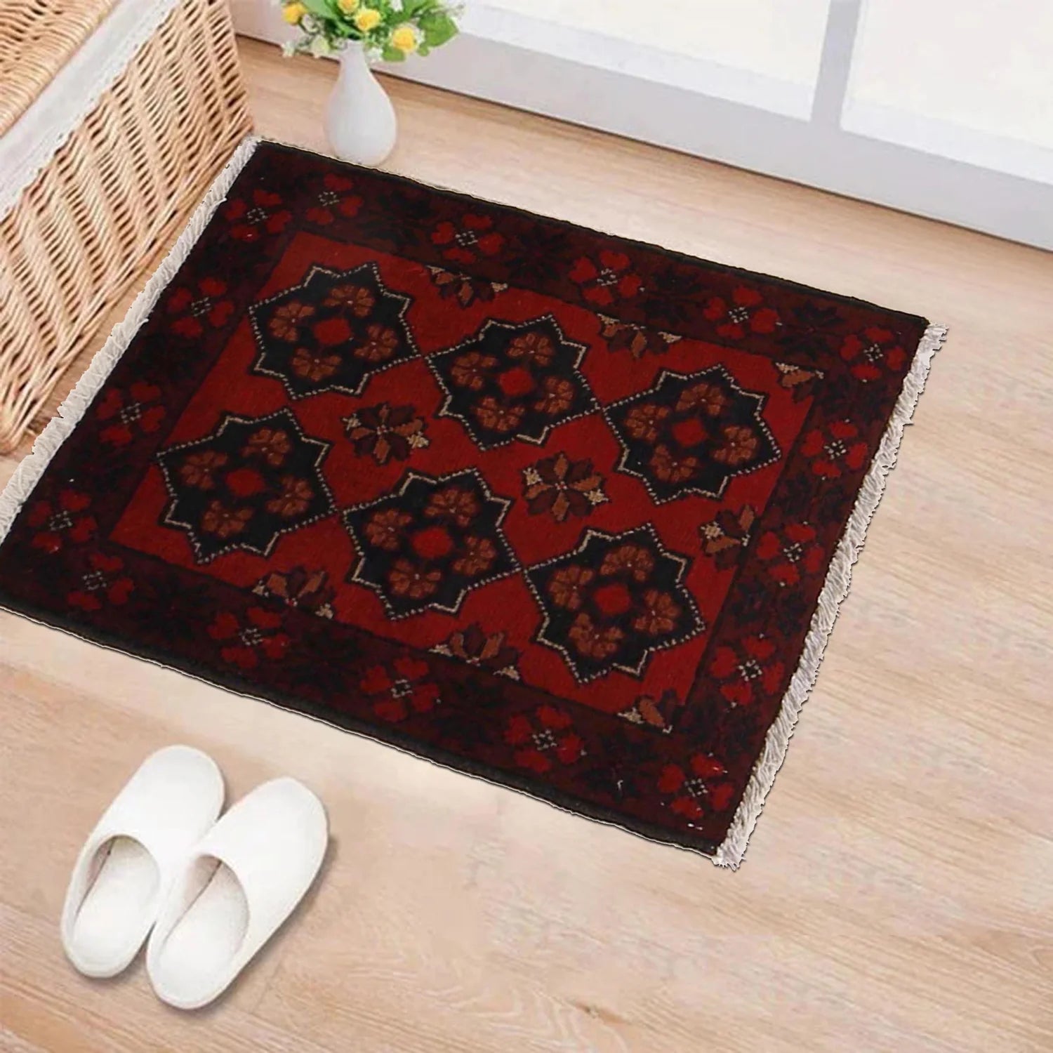 Lattice Bloom Doormat | 1' 6" x 2' 0" ft (46 x 60 cm) | Ref: B30191