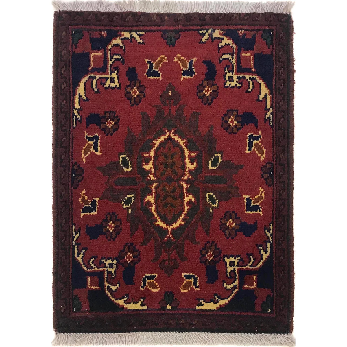 Persian Vine Doormat | 1' 4" x 1' 11" ft (42 x 58 cm) | Ref: B35641