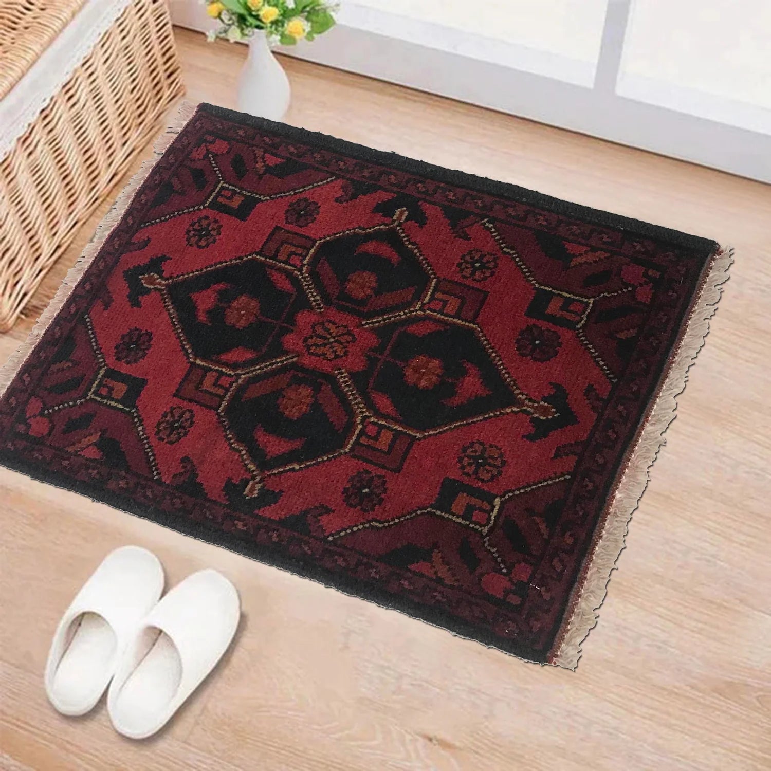 Rosette Key Doormat | 1' 4" x 1' 11" ft (41 x 59 cm) | Ref: B35667
