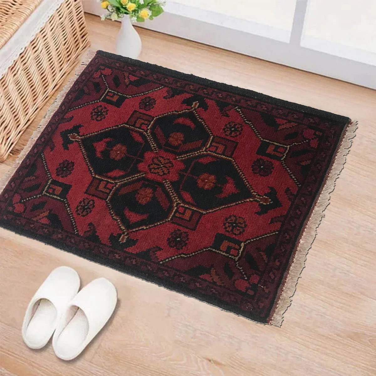 Rosette Key Doormat | 1' 4" x 1' 11" ft (41 x 59 cm) | Ref: B35667