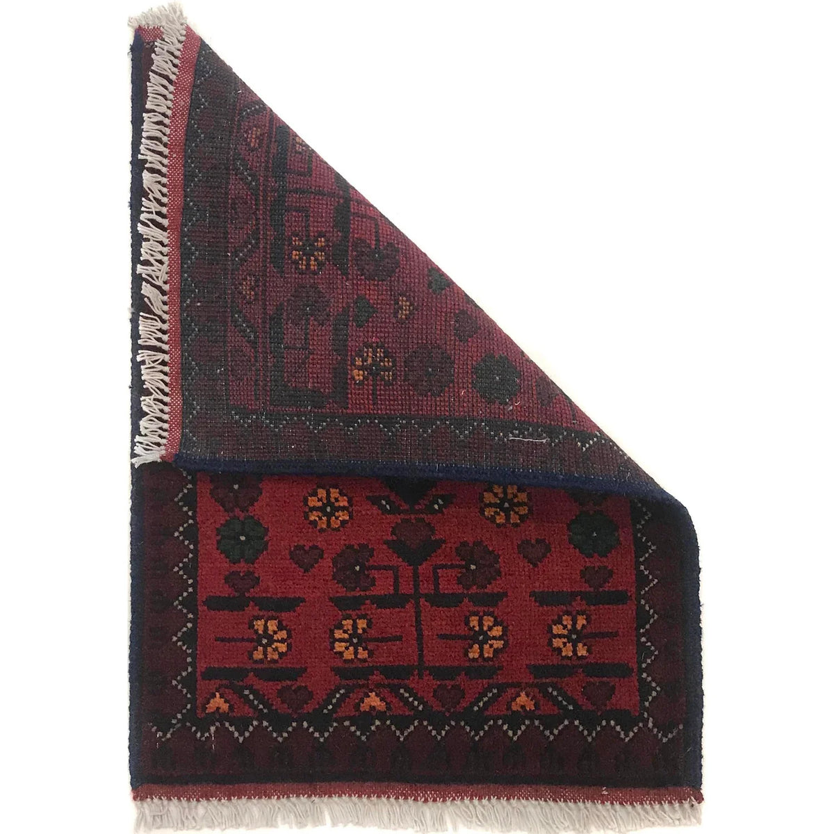 Burgundy Octagon Doormat | 1' 6" x 2' 0" ft (45 x 60 cm) | Ref: B35675