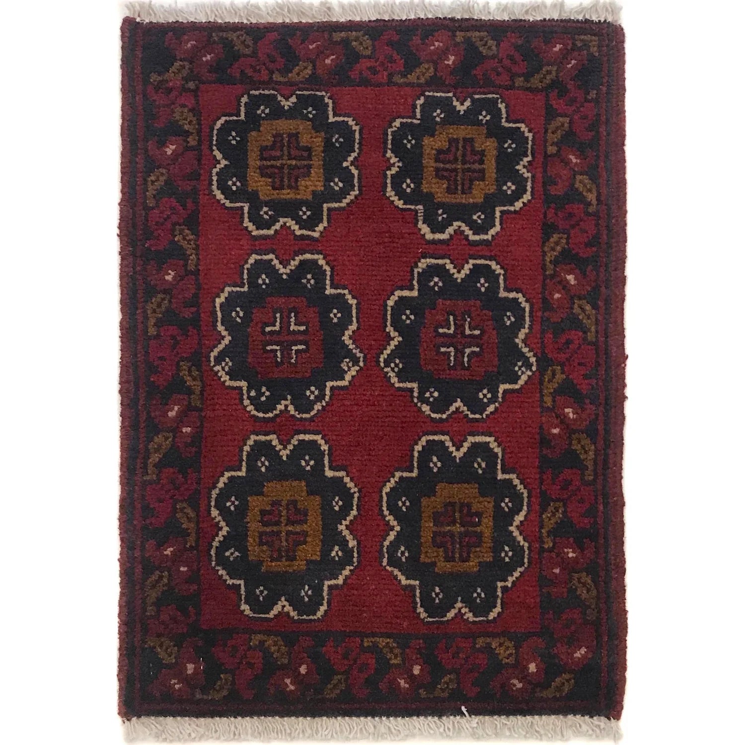 Blossom Grid Doormat | 1' 4" x 1' 11" ft (41 x 59 cm) | Ref: B35677