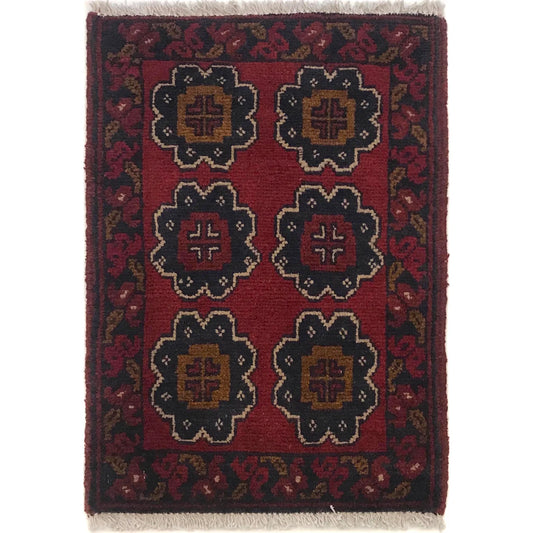Blossom Grid Doormat | 1' 4" x 1' 11" ft (41 x 59 cm) | Ref: B35677