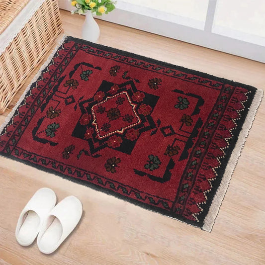 Verdant Star Doormat | 1' 3" x 1' 11" ft (39 x 59 cm) | Ref: B35680