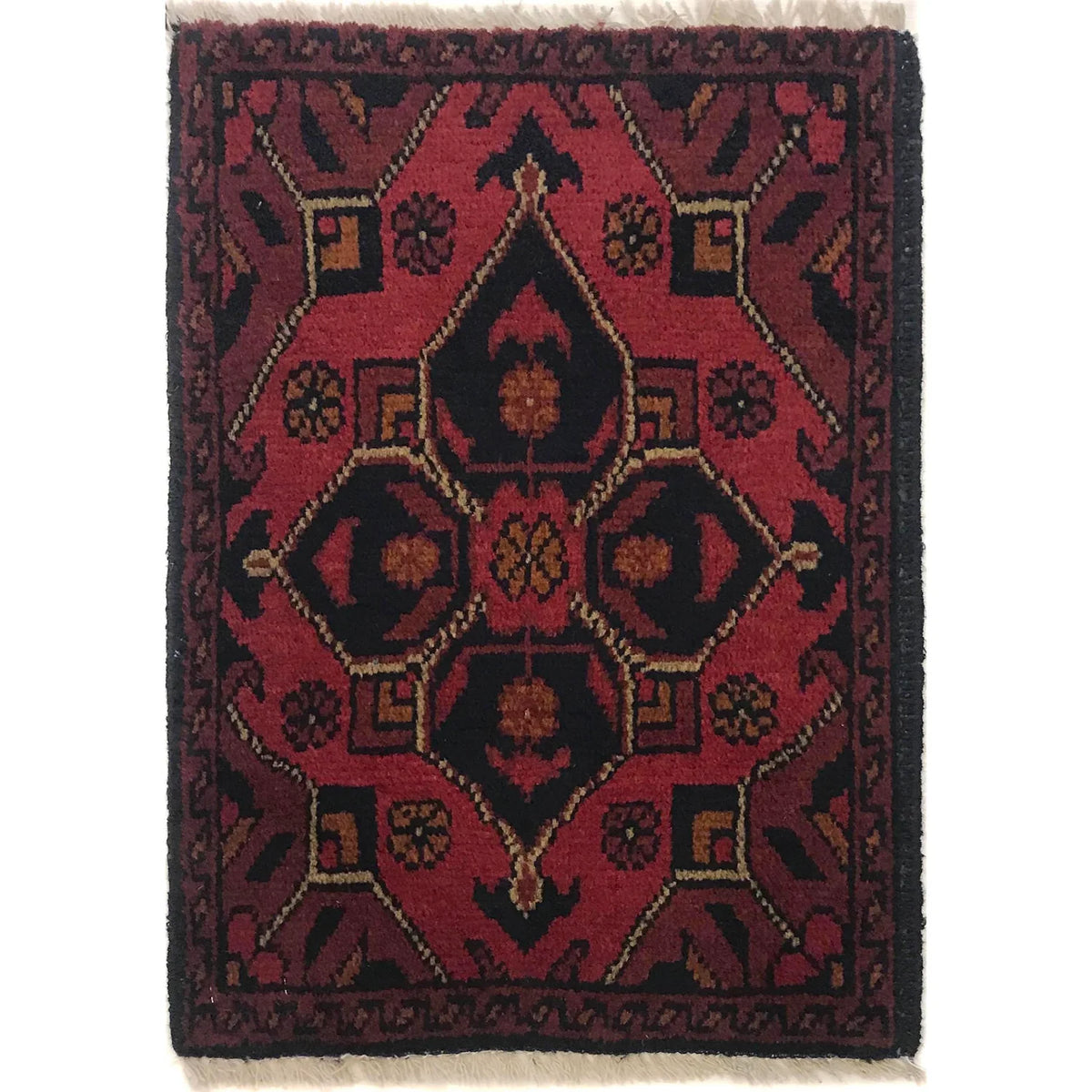 Ruby Lattice Doormat | 1' 4" x 1' 10" ft (40 x 56 cm) | Ref: B35687