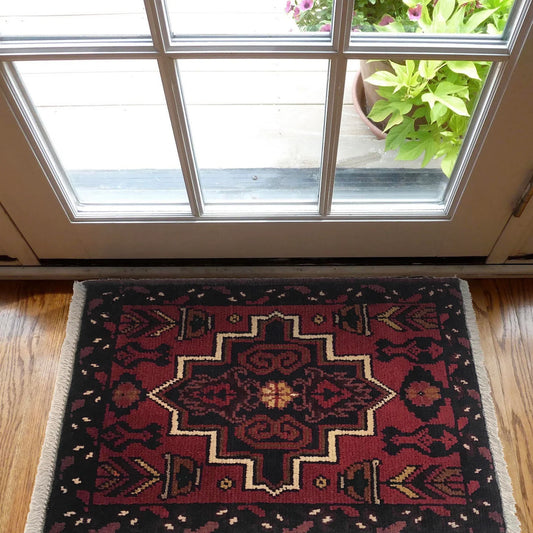 Scrollwork Star Doormat | 1' 5" x 1' 11" ft (43 x 59 cm) | Ref: B35688