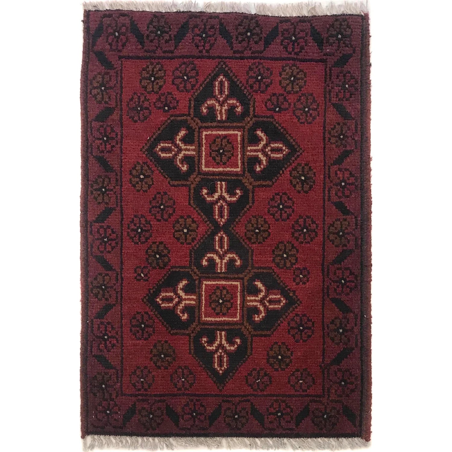 Rosette Cross Doormat | 1' 5" x 2' 1" ft (43 x 64 cm) | Ref: B35690