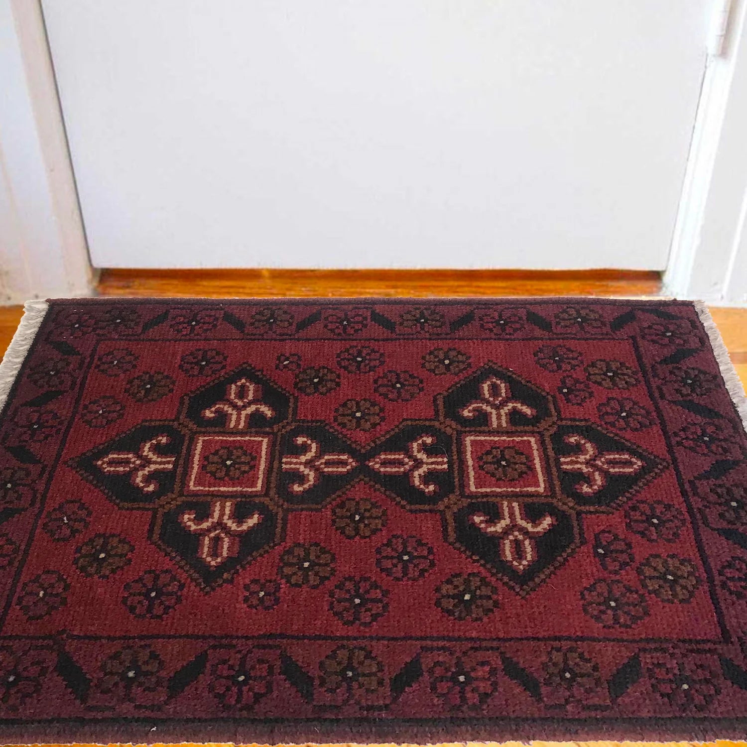 Rosette Cross Doormat | 1' 5" x 2' 1" ft (43 x 64 cm) | Ref: B35690