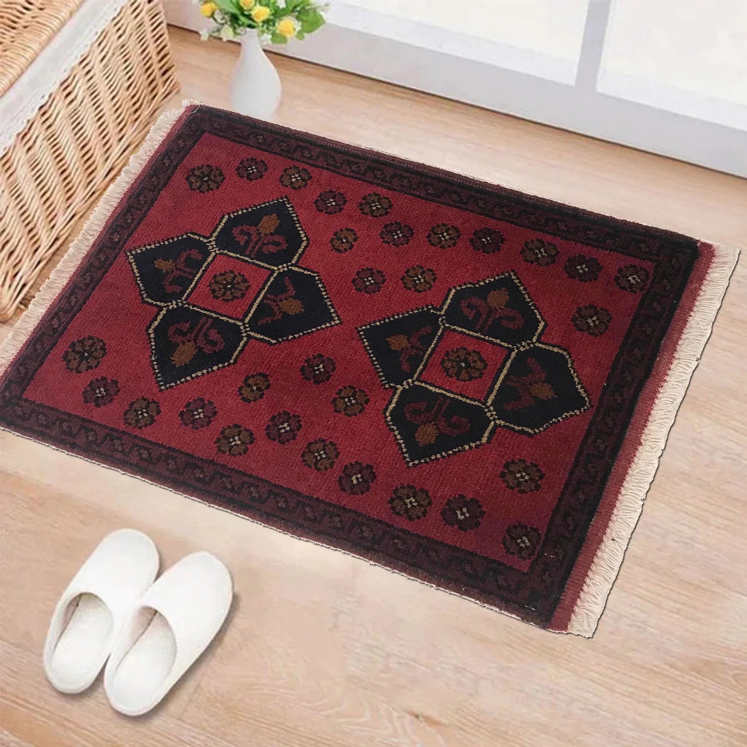 Twin Star Doormat | 1' 6" x 2' 0" ft (45 x 62 cm) | Ref: B35698