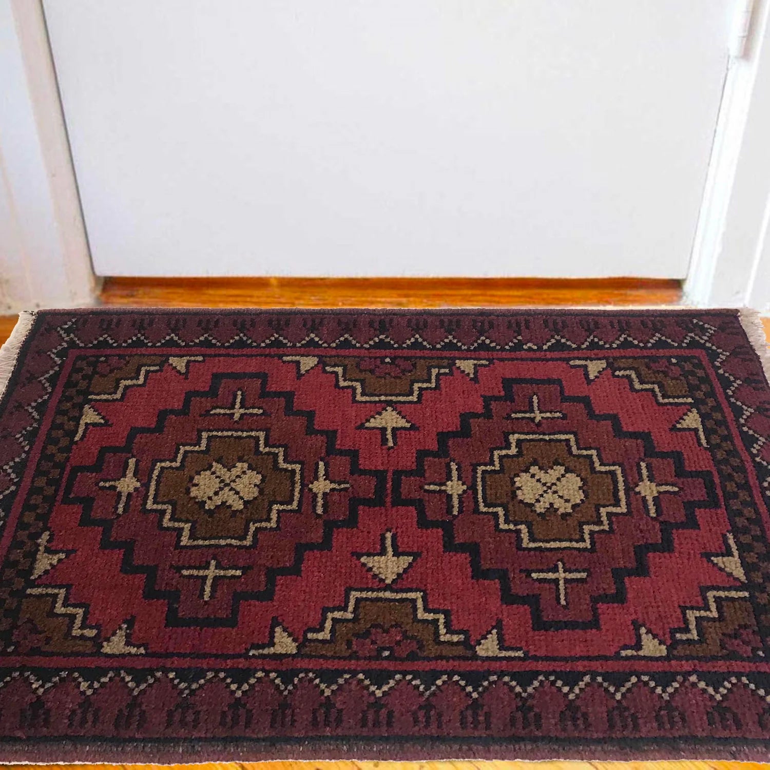 Chevron Cross Doormat | 1' 4" x 2' 2" ft (41 x 65 cm) | Ref: B35720