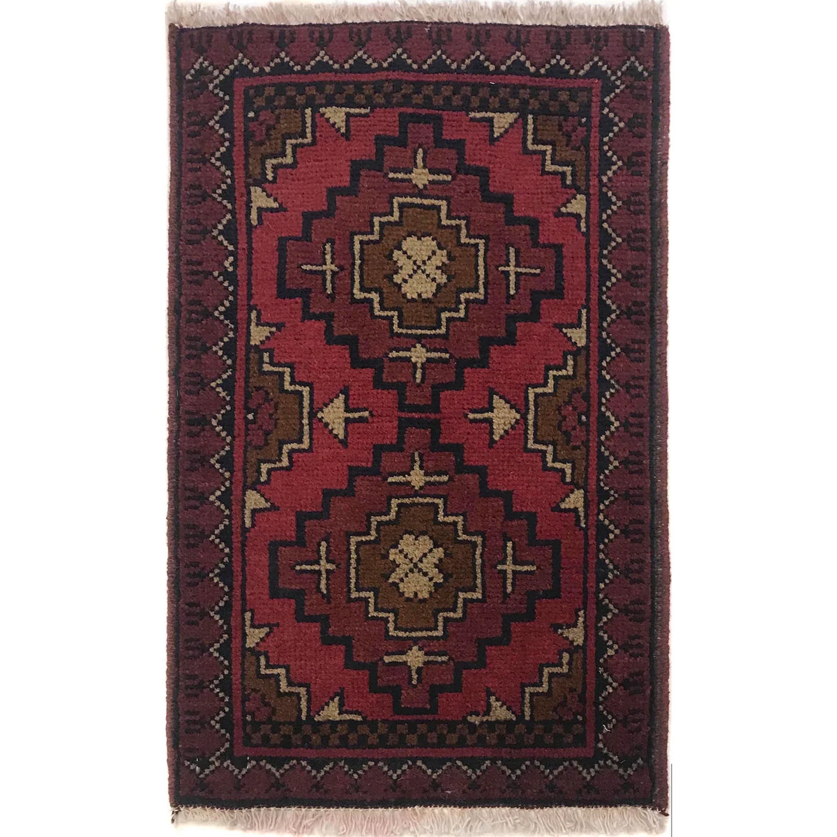 Chevron Cross Doormat | 1' 4" x 2' 2" ft (41 x 65 cm) | Ref: B35720