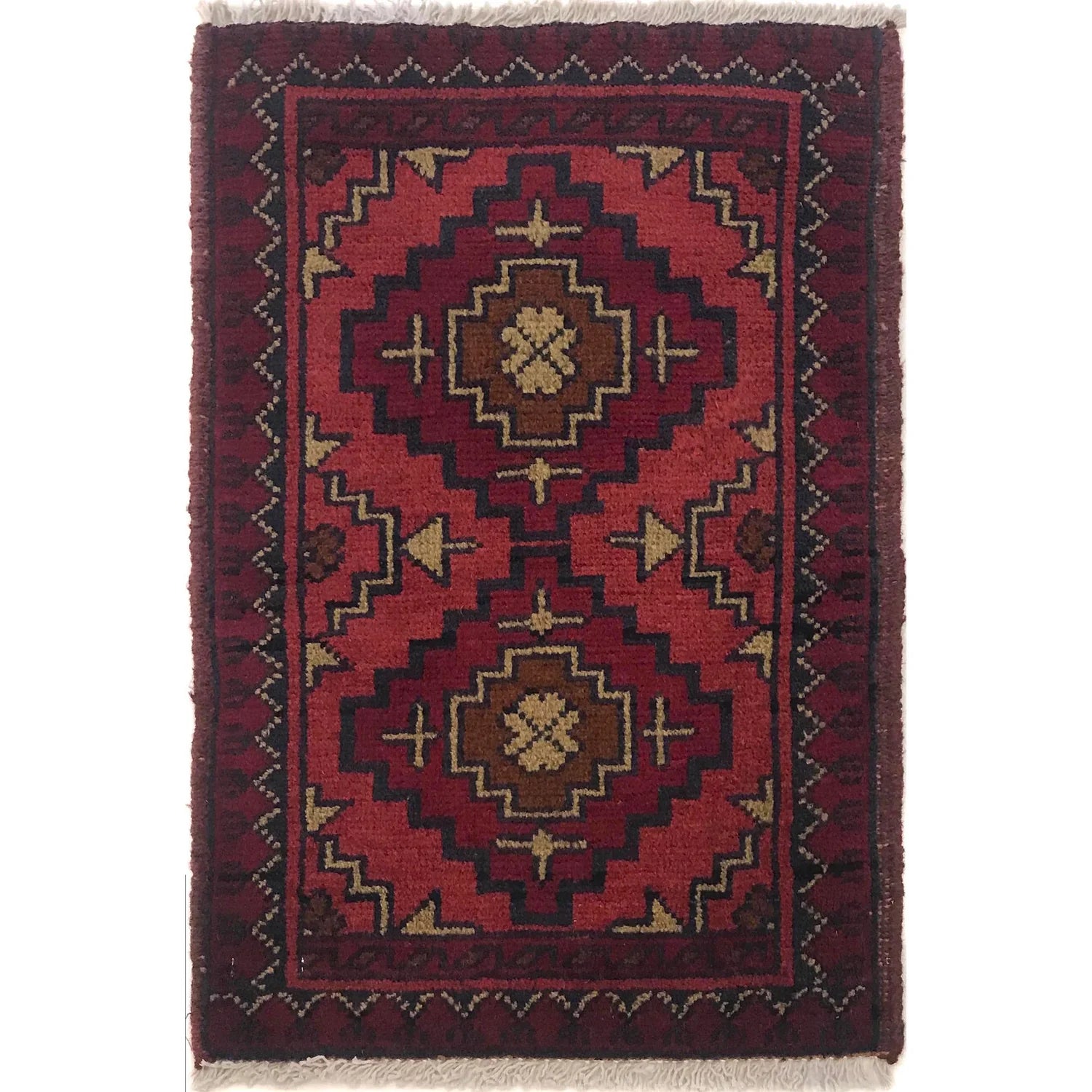 Zigzag Diamond Doormat | 1' 3" x 1' 11" ft (37 x 58 cm) | Ref: B35724